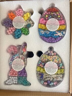 Easter Pastel Kids Bead Jewelry Kit - Multi-Color